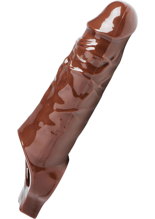 Size Matters Really Ample Penis Enhancer Sheath - Chocolate