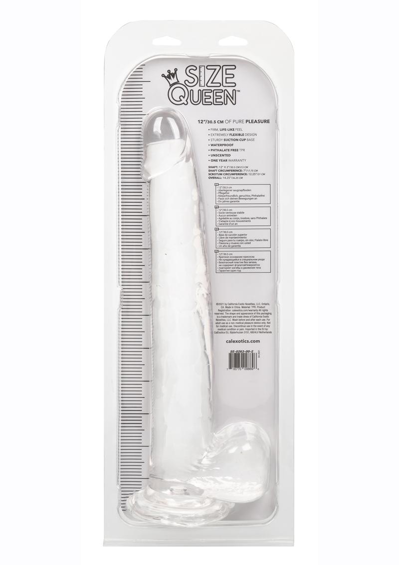 Size Queen Dildo with Balls