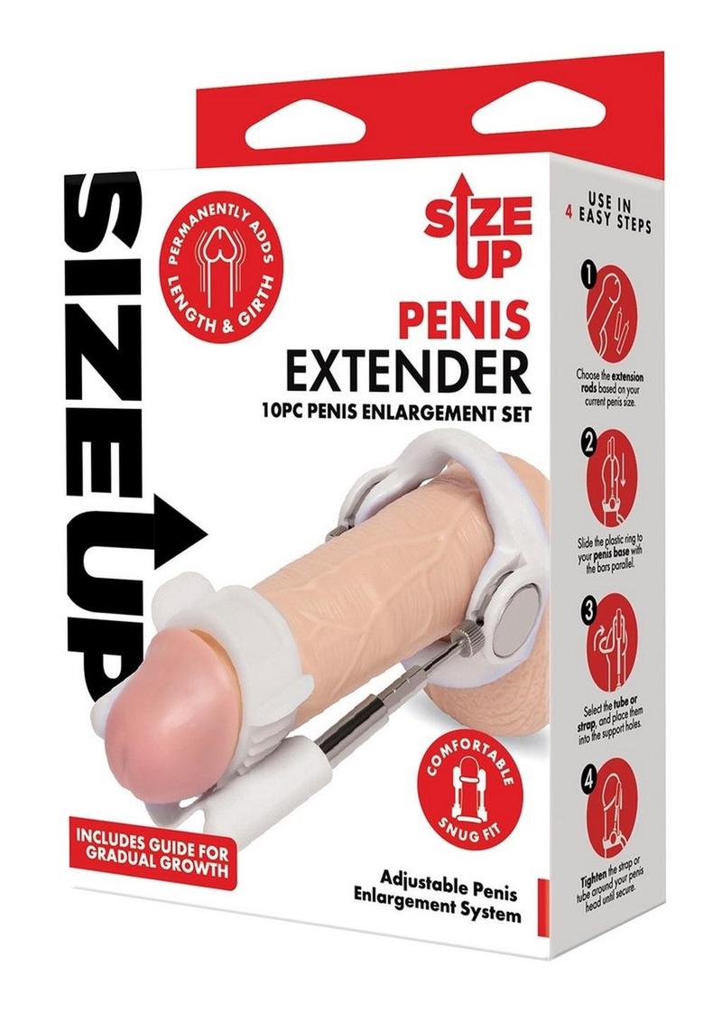 Size Up Advanced Penis Stretcher System - White