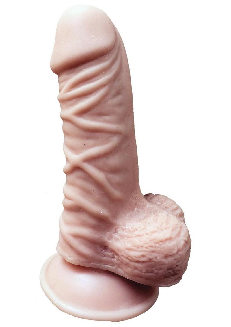 Skinsations Cuddle Bear Dildo Silicone - Vanilla - 5.5in