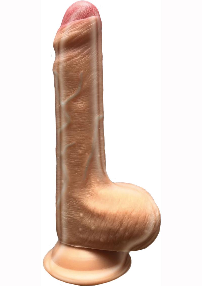 Skinsations Nature Boy Silicone Dildo - Vanilla - 6.5in