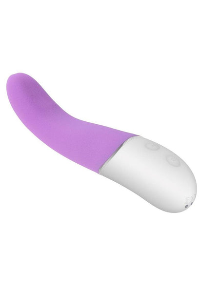 Slip Of The Tongue Rechargeable Silicone Clitoral Stimulator - Pink/White