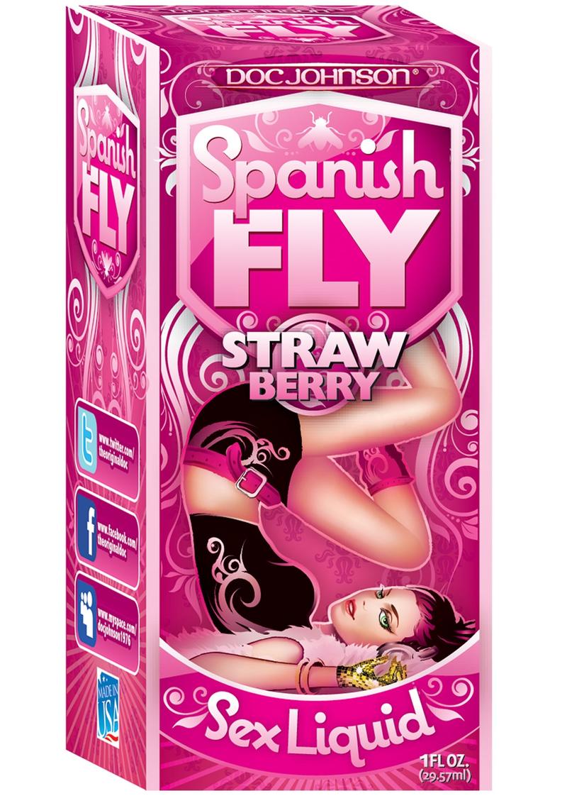 Spanish Fly Sex Drops Strawberry - 1oz