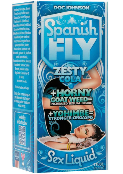 Spanish Fly Sex Drops Zesty Cola - 1oz