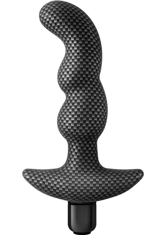 Spark Ignition Prv-02 Silicone Butt Plug - Carbon Fiber - Black