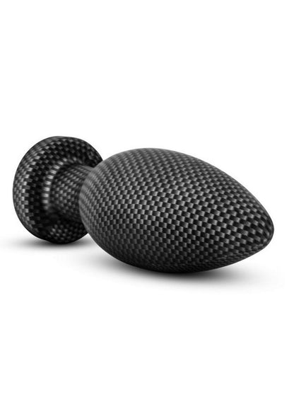 Spark Silicone Butt Plug - Medium - Carbon Fiber