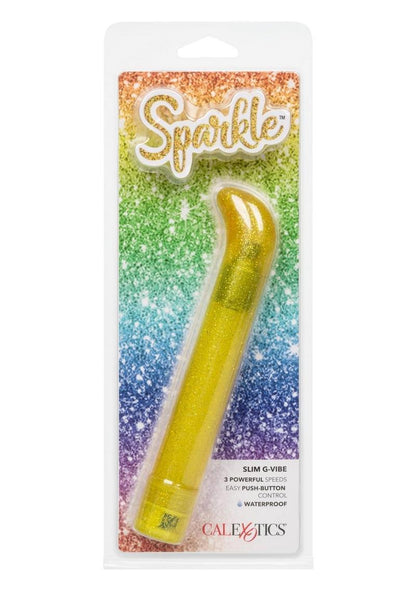 Sparkle Slim G Vibrator - Yellow