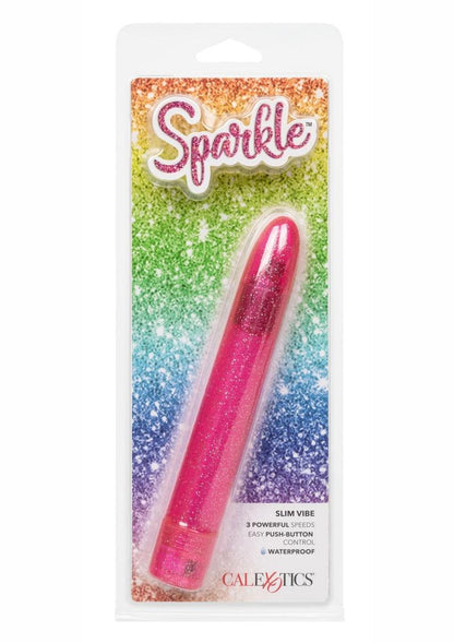 Sparkle Slim Vibrator - Pink