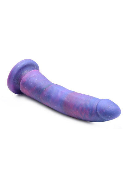 Strap U Magic Stick Glitter Silicone Dildo - Purple - 8in