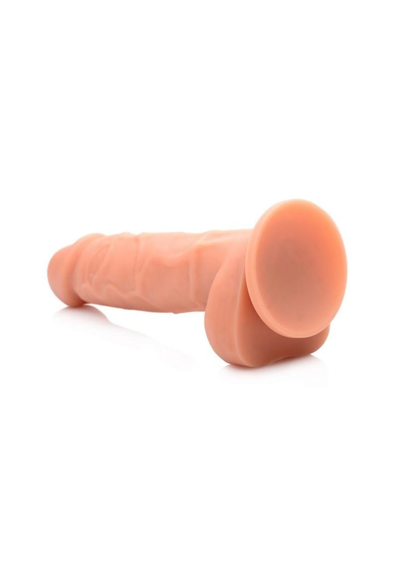 Strap U Silicone Dildo with Balls