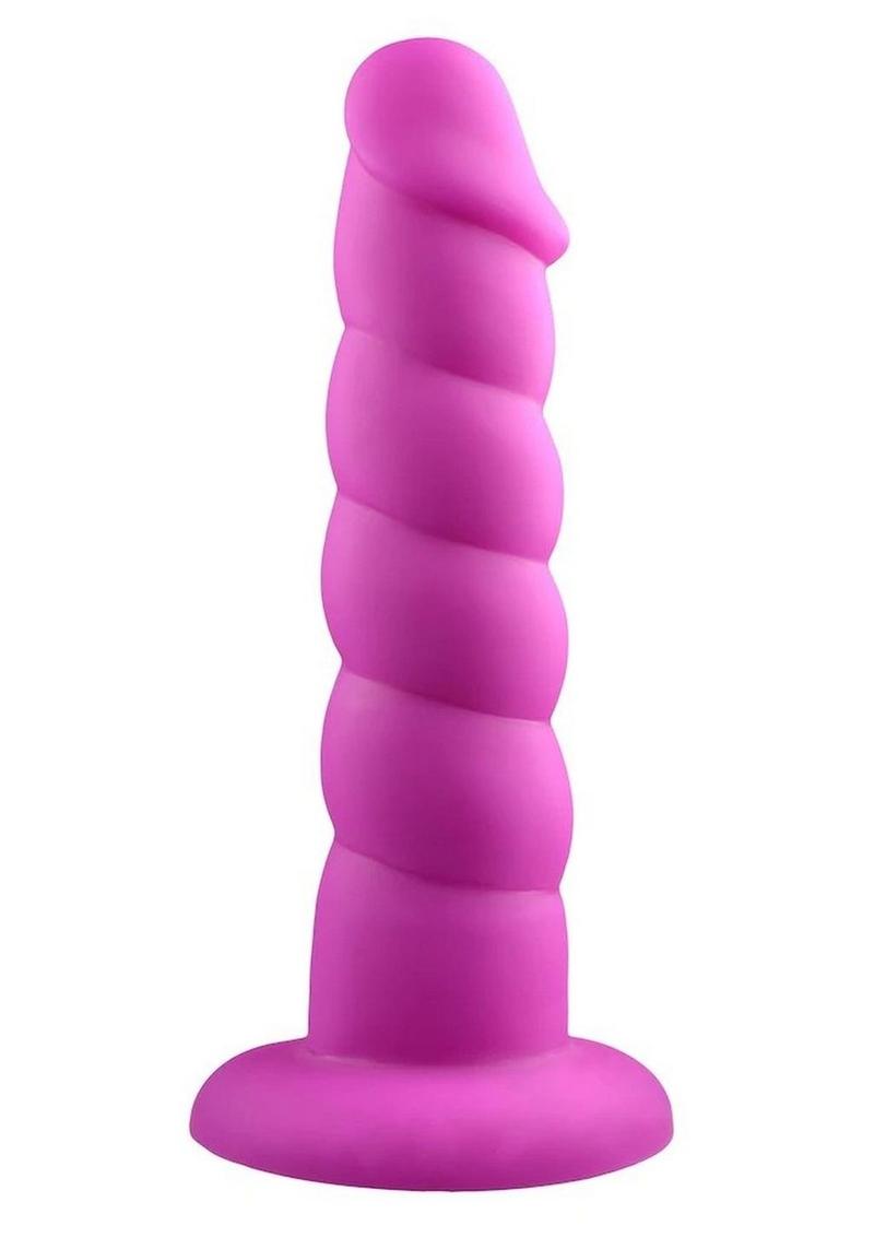 Suga' Daddy Silicone Dildo - Purple - 9.5in