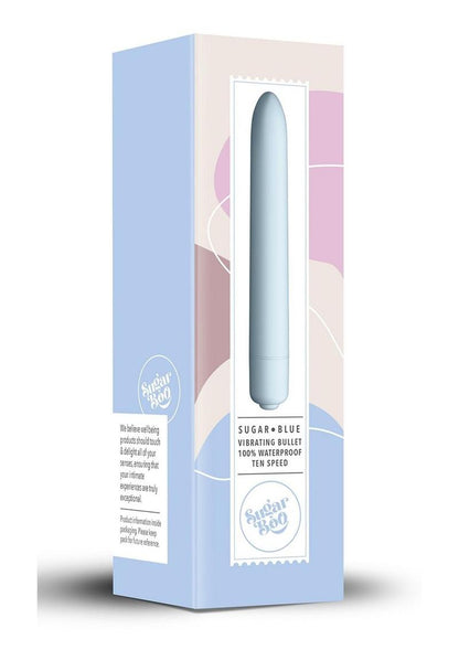 Sugarboo Sugar Blue Vibrator - Aqua/Blue - 5.5in