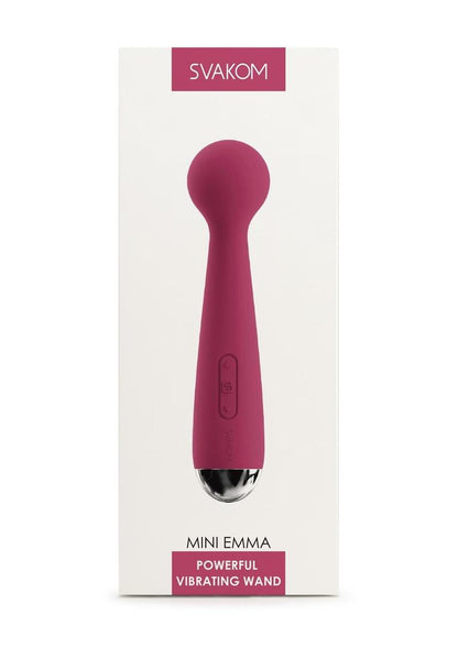 Svakom Mini Emma Rechargeable Silicone Mini Wand - Pink