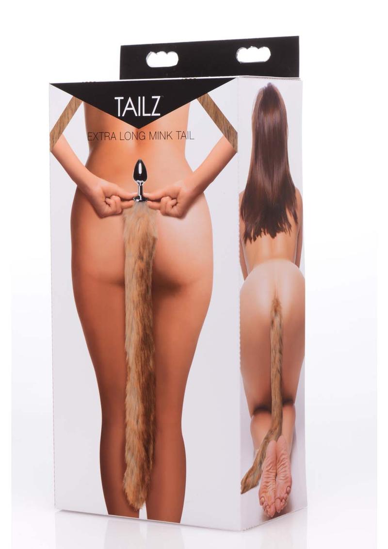 Tailz Extra Long Mink Tail - Brown