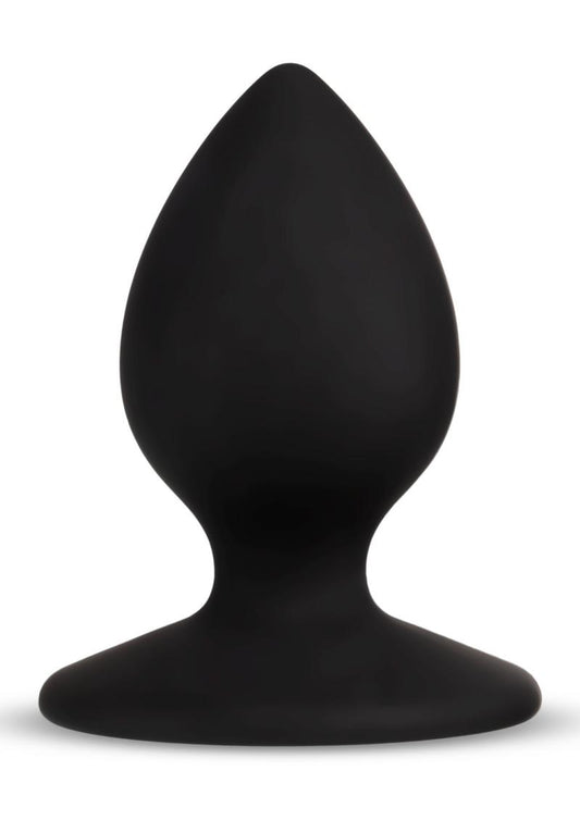 Temptasia Slut Silicone Butt Plug - Black