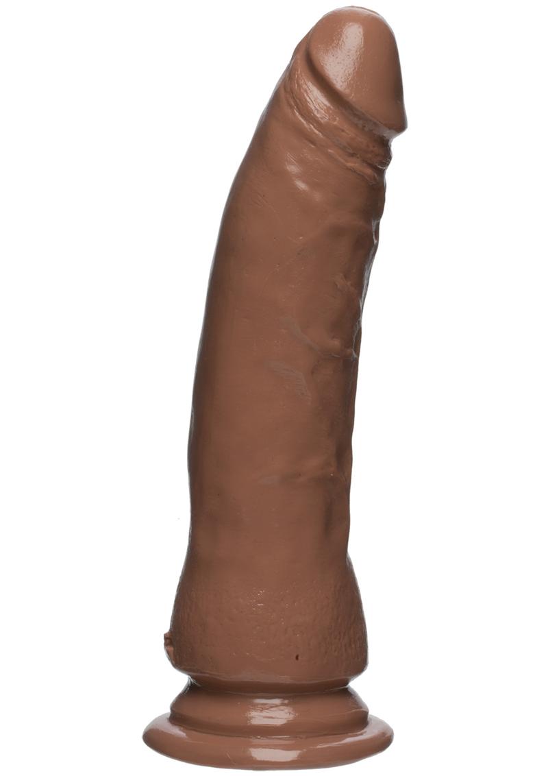 The D Thin D Firmskyn Dildo - Caramel - 7in