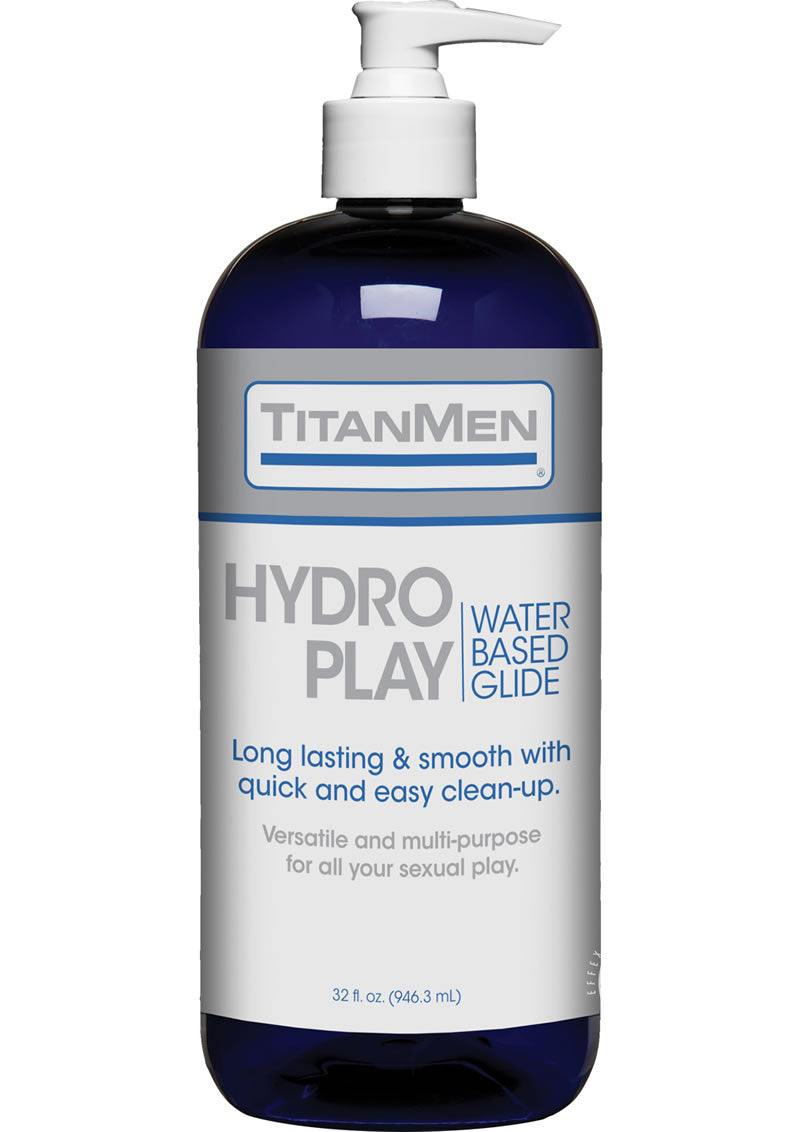 Titanmen Hydro Play Water Based Glide Lubricant - 32oz