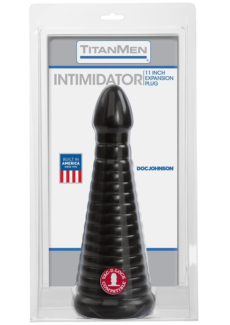 Titanmen Intimidator Expansion Anal Plug - Black - 11in