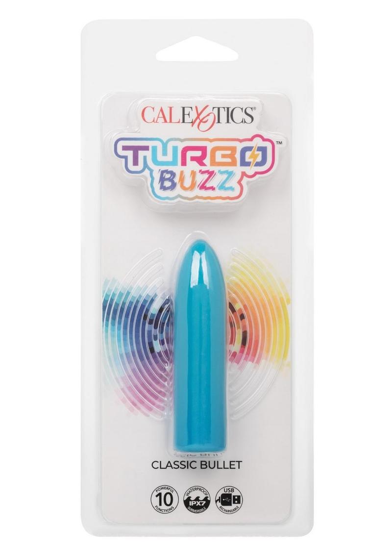 Turbo Buzz Classic Rechargeable Bullet - Blue