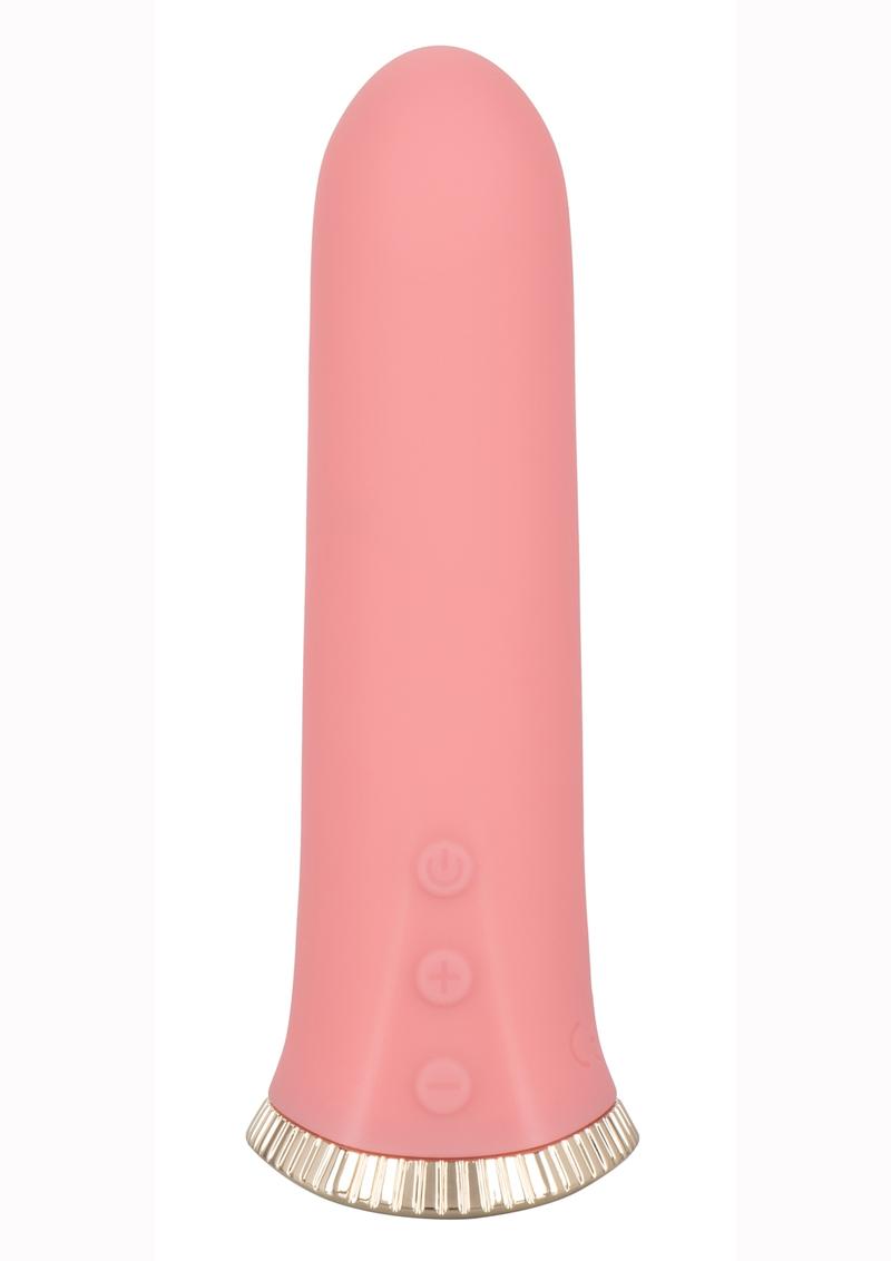 Uncorked RosÃ© Silicone Rechargeable Vibrator - Pink