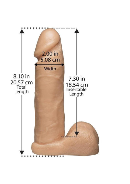 Vac-U-Lock Realistic Dildo