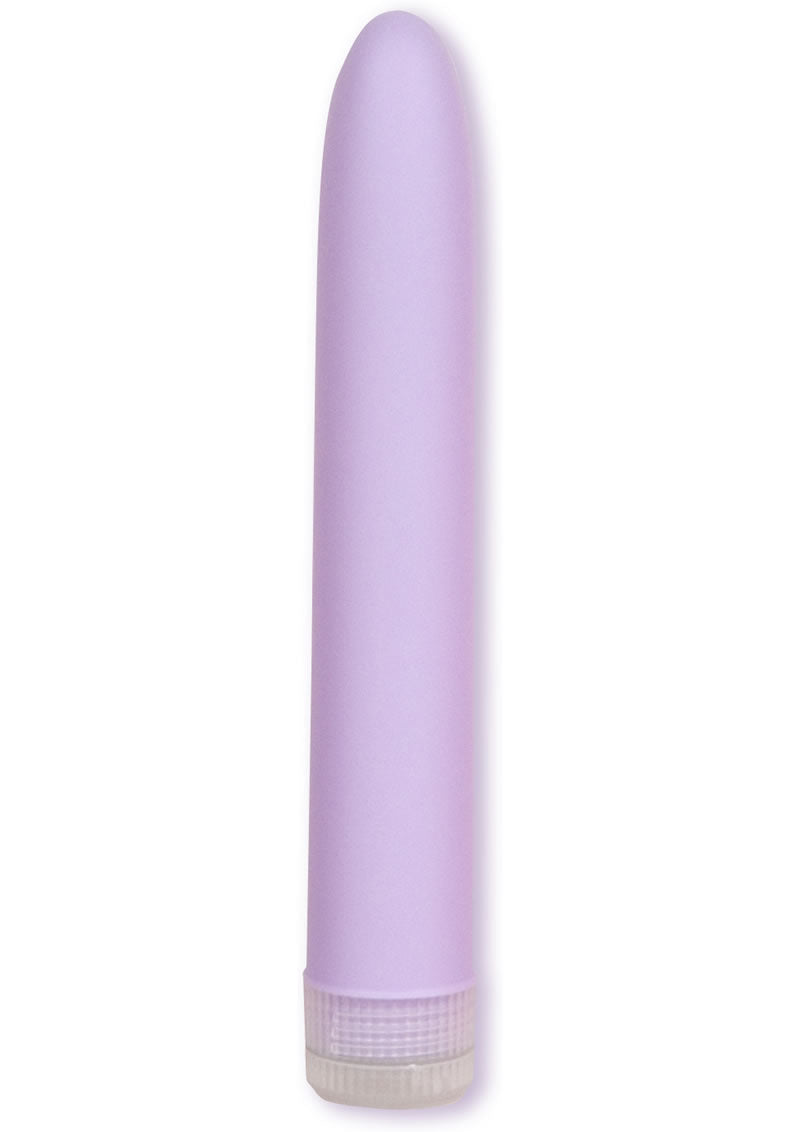 Velvet Touch Vibes Waterproof Vibrator - Lavender/Purple - 7in