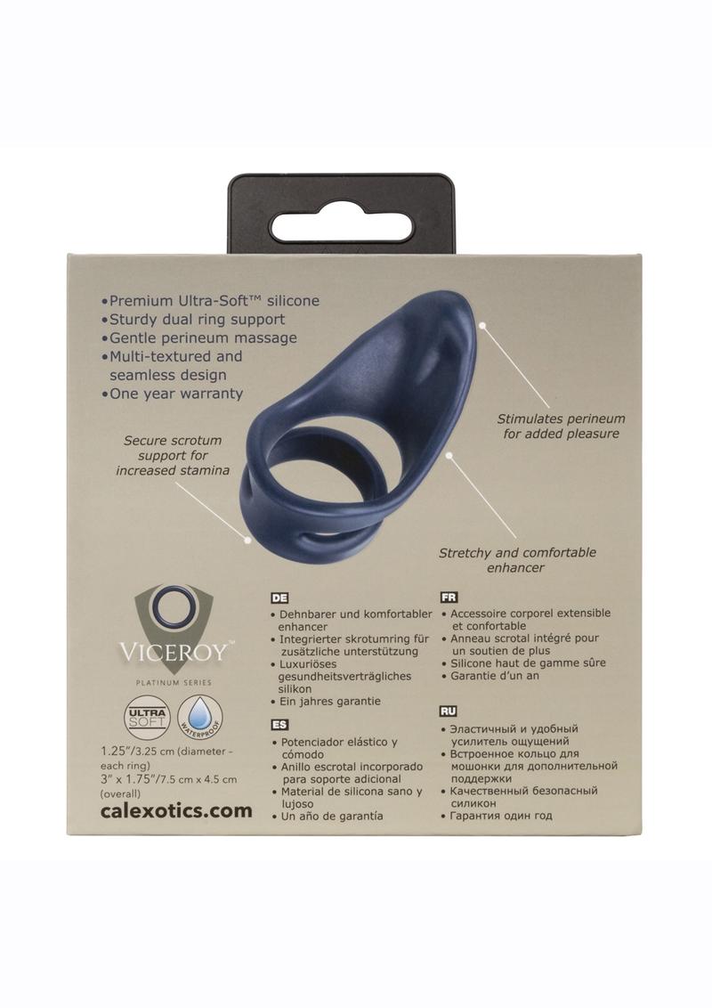 Viceroy Perineum Dual Ring Silicone Cock Ring