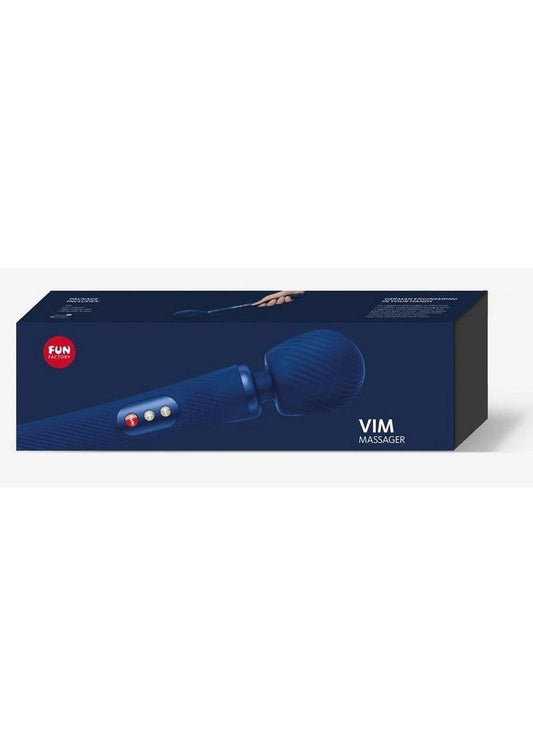 Vim Midnight Silicone Body Wand - Blue/Navy Blue