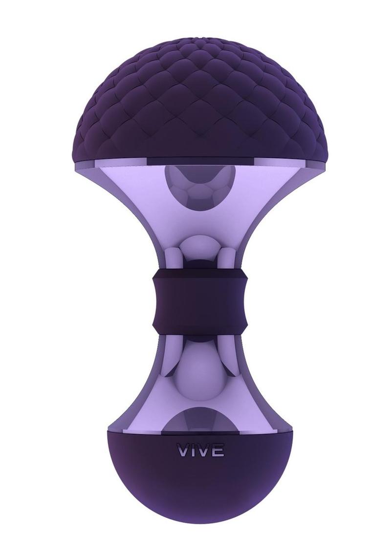 Vive Enoki Rechargeable Silicone Bendable Massager - Purple