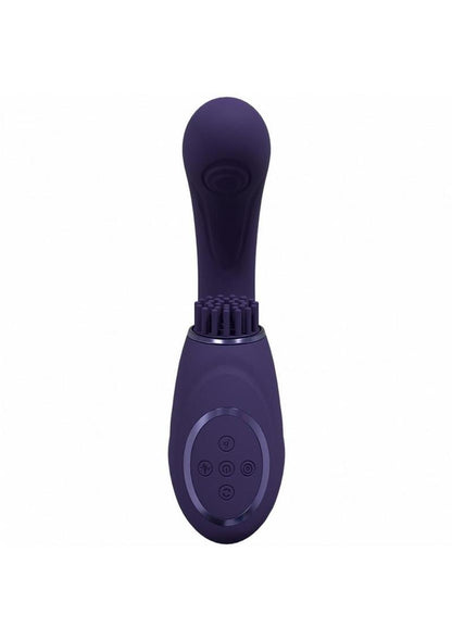 Vive Gen Rechargeable Silicone Triple Motor G-Spot Vibrator with Pulse Wave