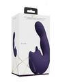 Vive Riko Rechargeable Silicone Triple Motor G-Spot Finger Motion Vibrator - Purple