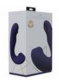 Vive Yuna Rechargeable Silicone Triple Motor Air Wave Vibrator with G-Spot Flapping Stimulation Vibrator - Purple