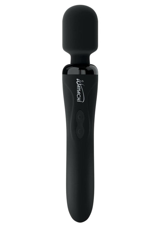 Wanachi Body Recharger Silicone Rechargeable Wand Massager - Black