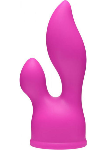 Wand Essentials Euphoria G-Spot / Clit Stim Silicone Attachment - Pink