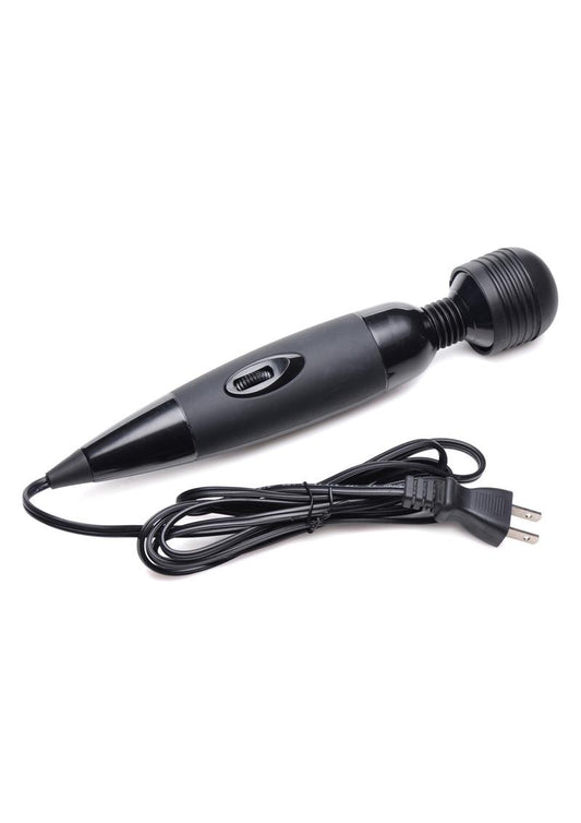 Wand Essentials Wander Wand Vibrating Multi-Speed Travel Size Wand - Black