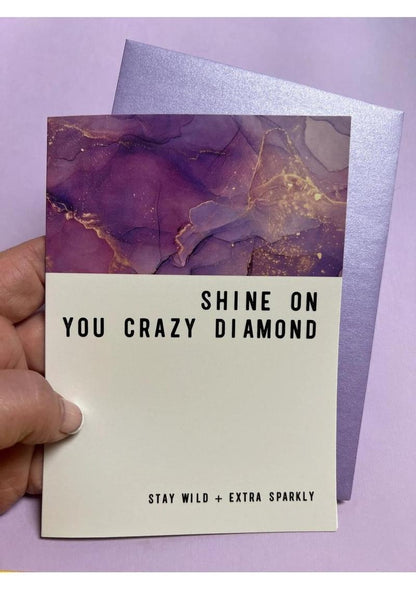 Warm Human Crazy Diamond Greeting Card