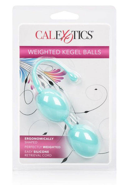 Weighted Kegel Balls Silicone with Retrieval Cord - Teal