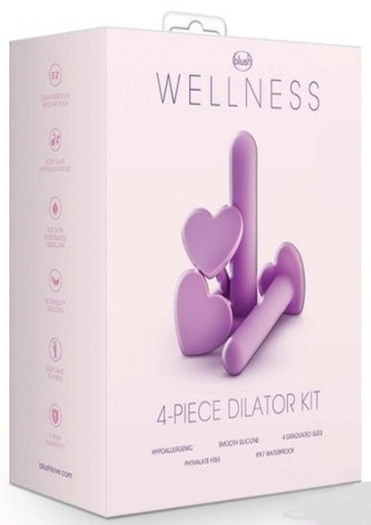 Wellness Dilator Kit Silicone - Purple - 4 Per Set