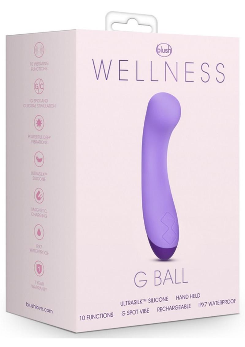 Wellness G Ball Silicone G-Spot Vibrator - Purple