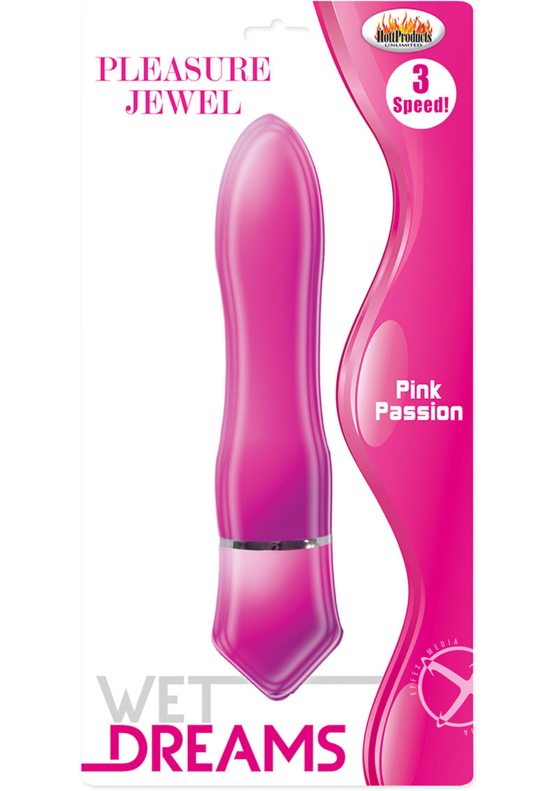 Wet Dreams Pleasure Jewel Dual Motors Vibrator Waterproof - Pink/Pink Passion