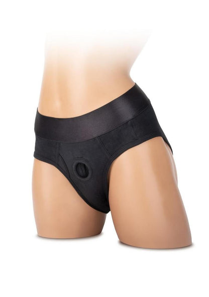 WhipSmart Brief Harness - Black - Medium