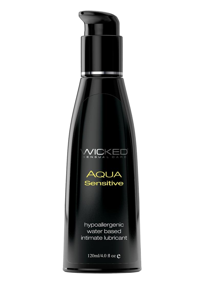 Wicked Aqua Water Based Sensitive Hypoallergenic Lubricant - 4oz