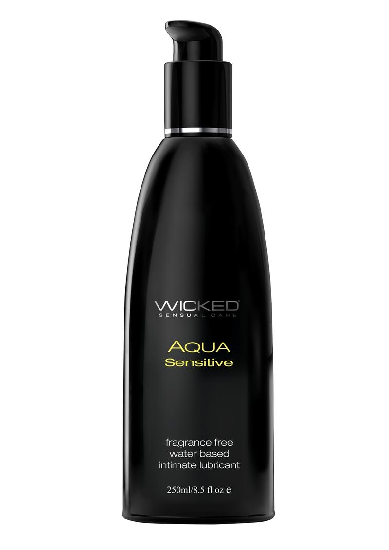 Wicked Aqua Water Based Sensitive Hypoallergenic Lubricant - 8oz