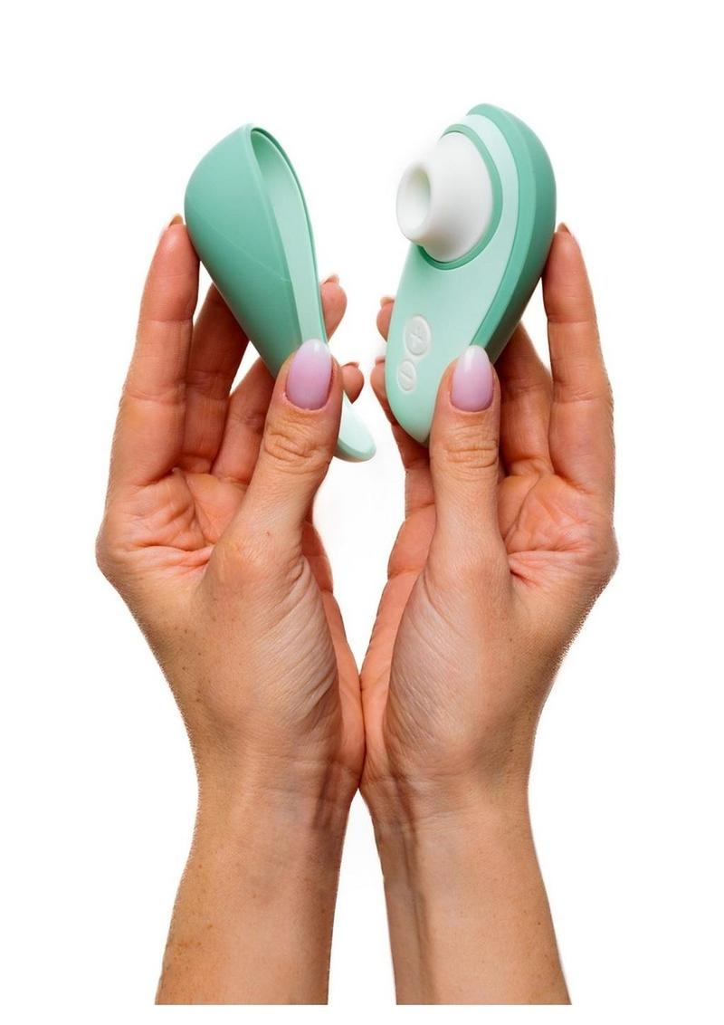 Womanizer Liberty 2 Rechargeable Silicone Clitoral Stimulator - Sage