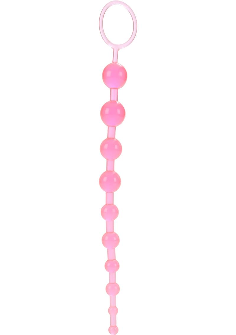 X 10 Anal Beads - Pink