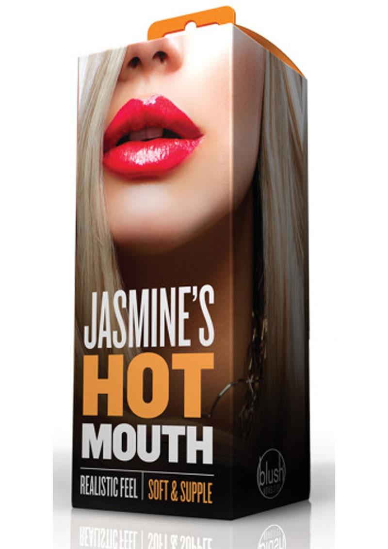 X5 Men Jasmine's Hot Mouth Masturbator - Mouth - Flesh/Vanilla