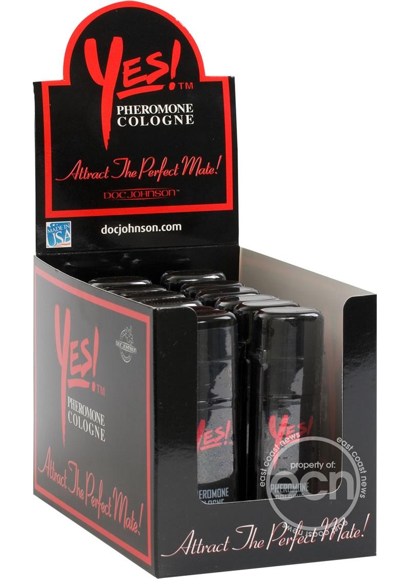 Yes Pheromone Cologne For Men - 1oz - 12 Per Display