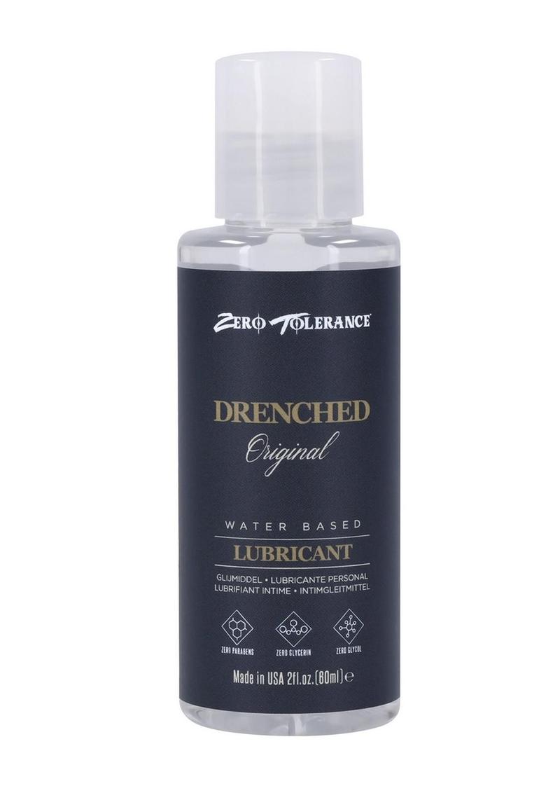 Zero Tolerance Drenched Original Water Based Lubricant - 2oz