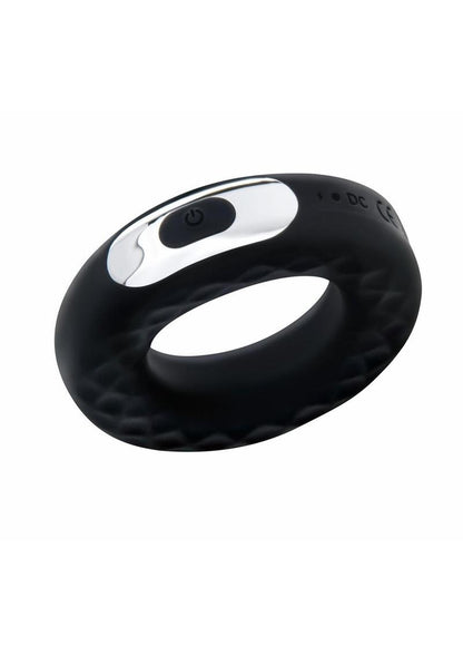 ZOLO Fat Tire Vibrating Silicone Rechargeable Cock Ring