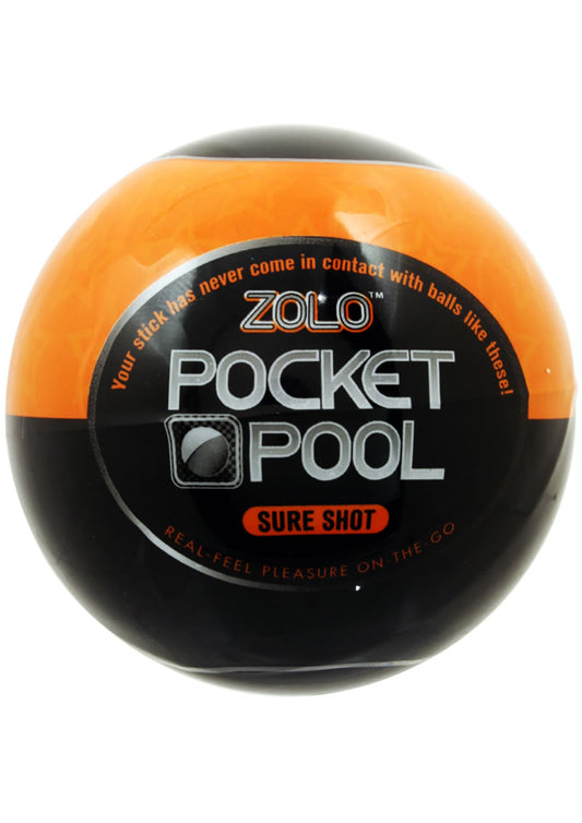 ZOLO Pocket Pool Sure Shot Masturbator Sleeve - Orange